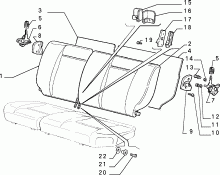 70613/01 REAR SEAT