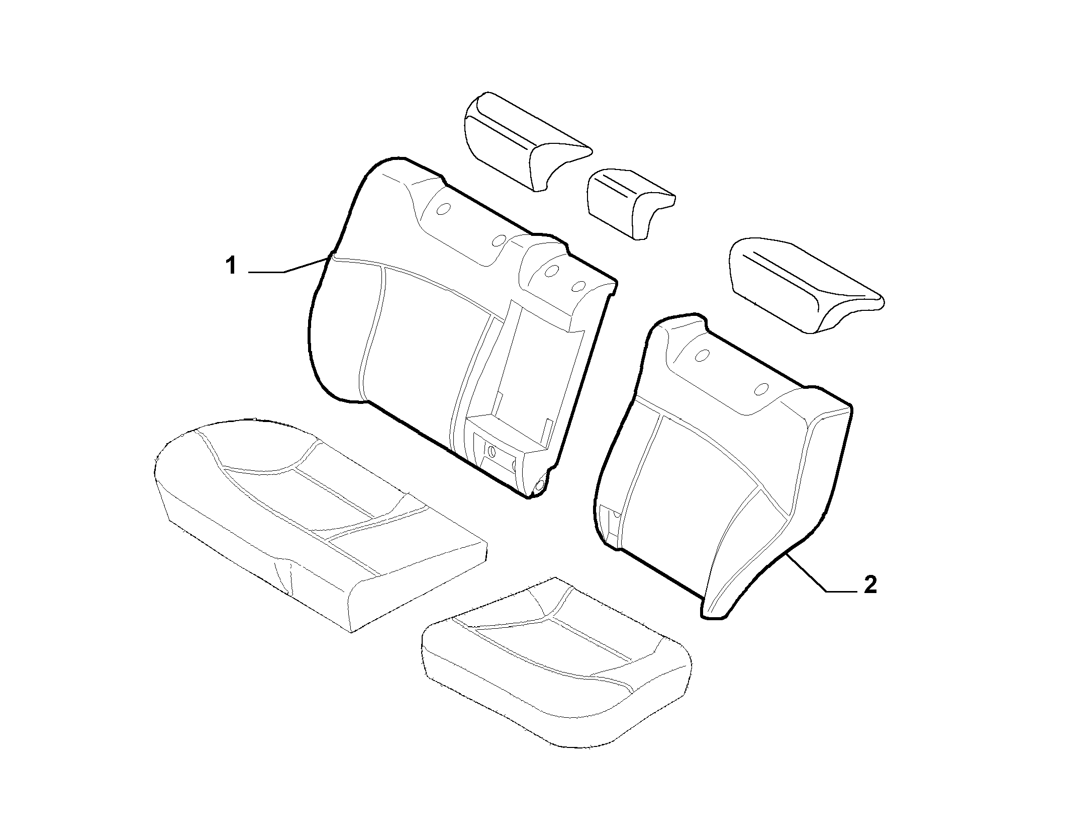 70615/04 REAR SEAT LINING