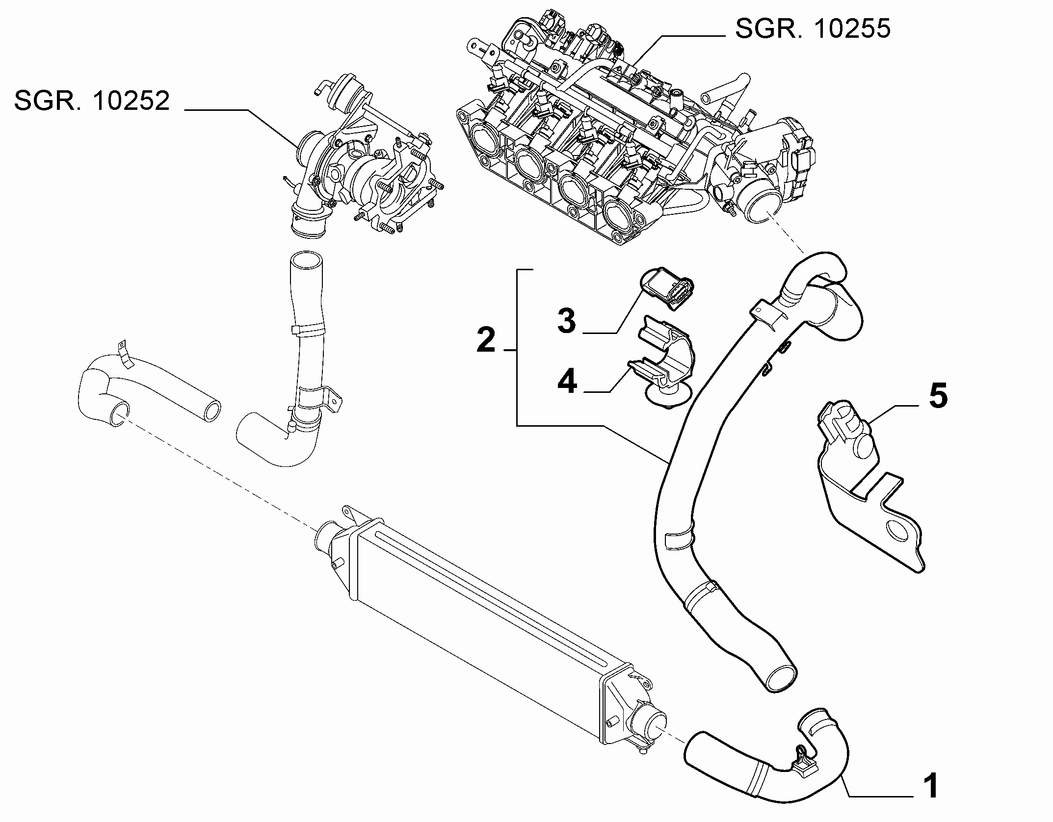 10247-020 COOLER PIPING SUCTION DUCT