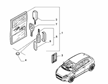 55202-020 KEY KIT AND OPENING SYSTEM