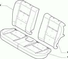 70613/01 REAR SEAT