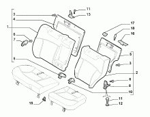 70613/02 REAR SEAT