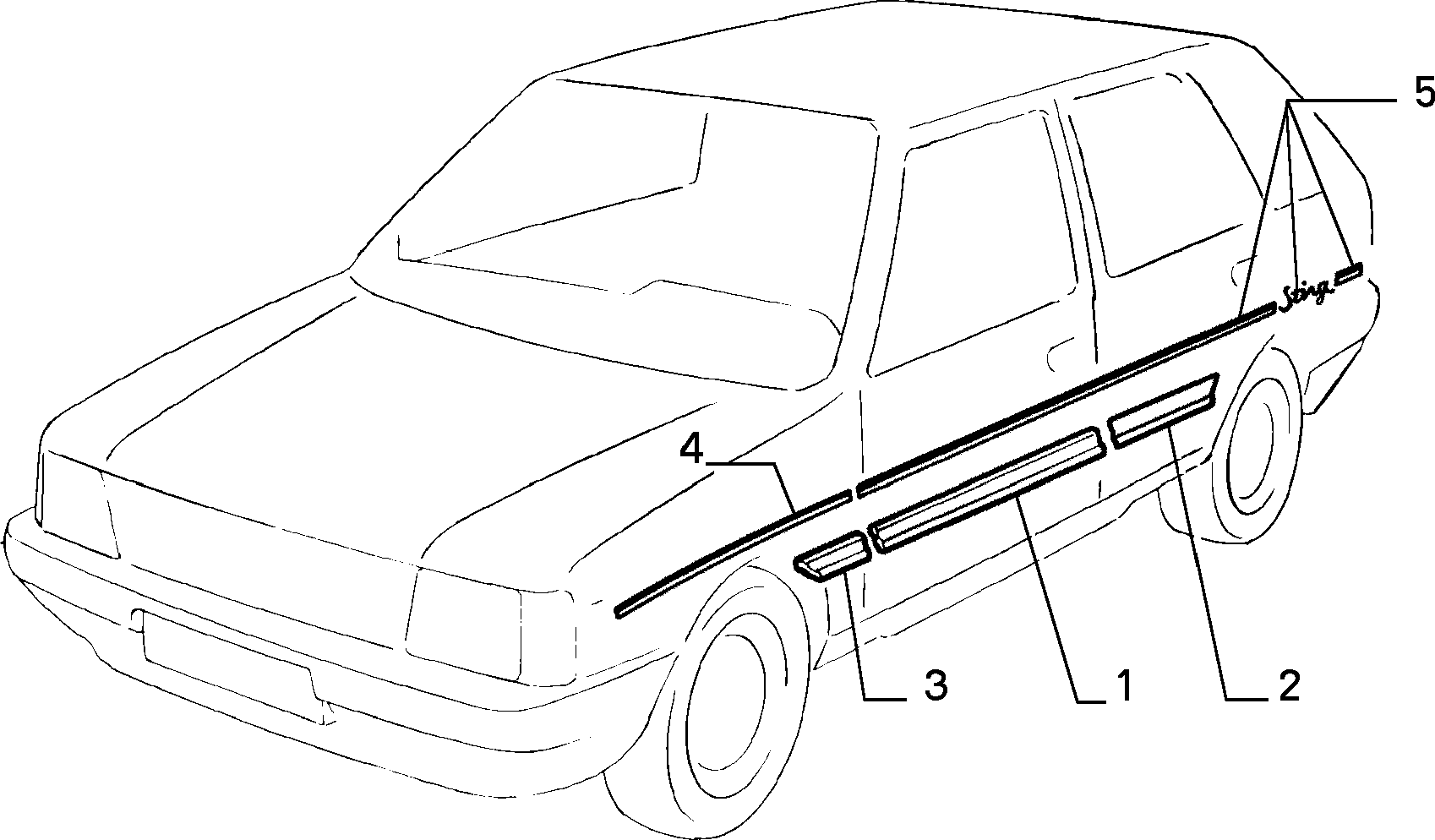 70712/00 НАРУЖНЫЕ НАКЛАДКИ И УПЛОТНИТЕЛИ 