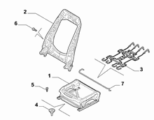 70601-020 FRONT SEAT FRAME