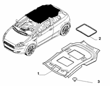 70523-010 INTERNAL ROOF LINING