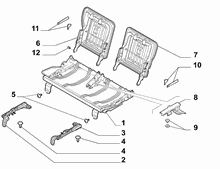 70613-020 REAR SEAT FRAME