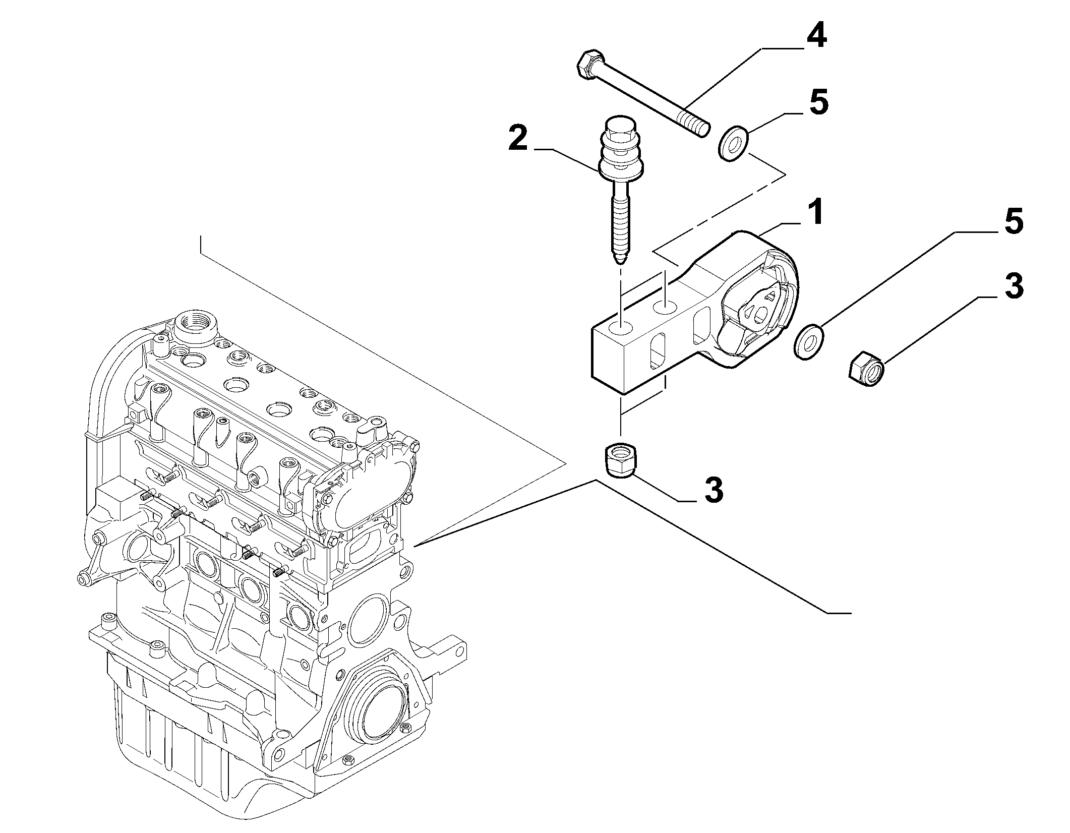 10002-030 AXLE INLET SCREW ANCHOR AND TENSION ROD SUSPENSION