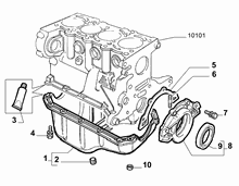 10102-010 OIL CAP AND FLOOR PANEL COVER
