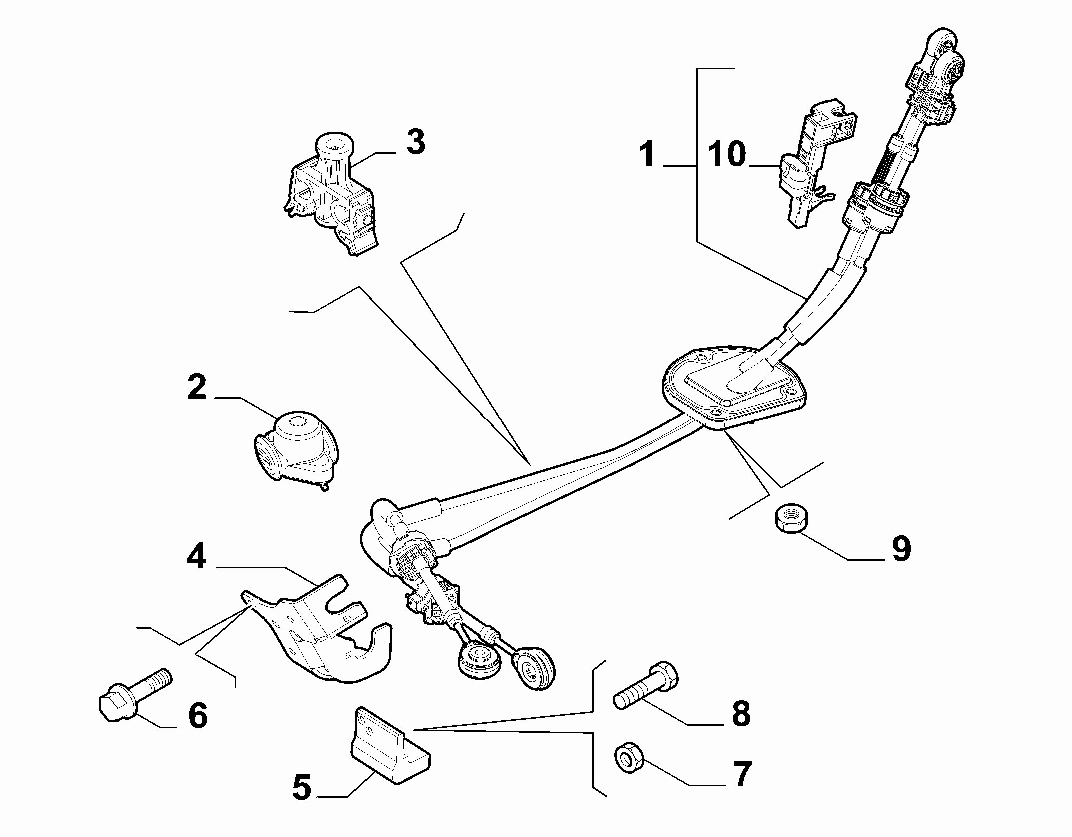 21221-020 GEAR STICK FLEX SHAFT
