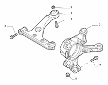 44301-010 SWING ARMS AND MOUNTINGS