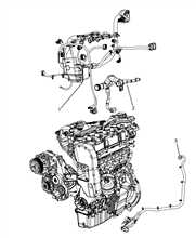 10226-040 ENGINE HARNESS AND SUPPORTS