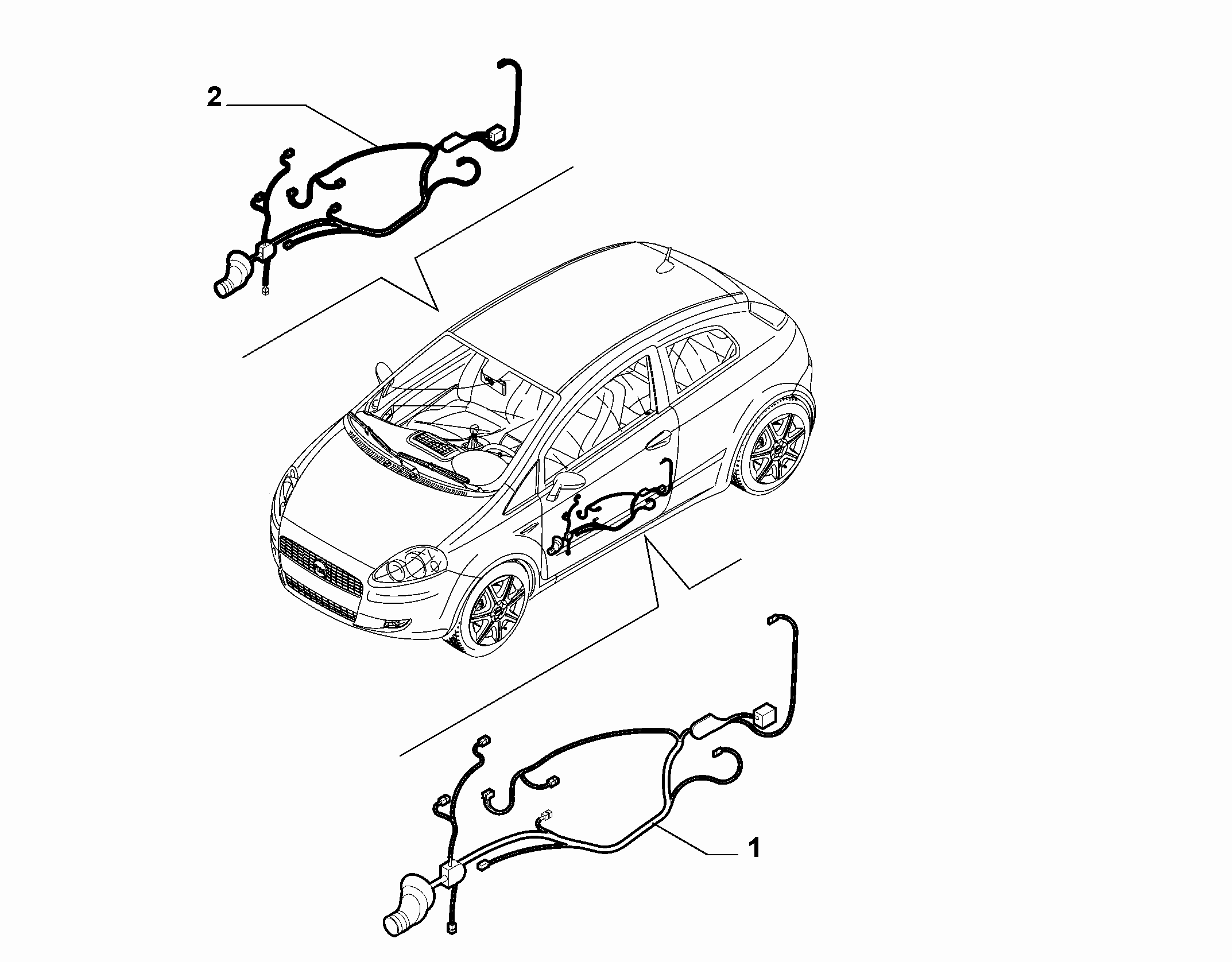 55526-010 FRONT DOOR HARNESS