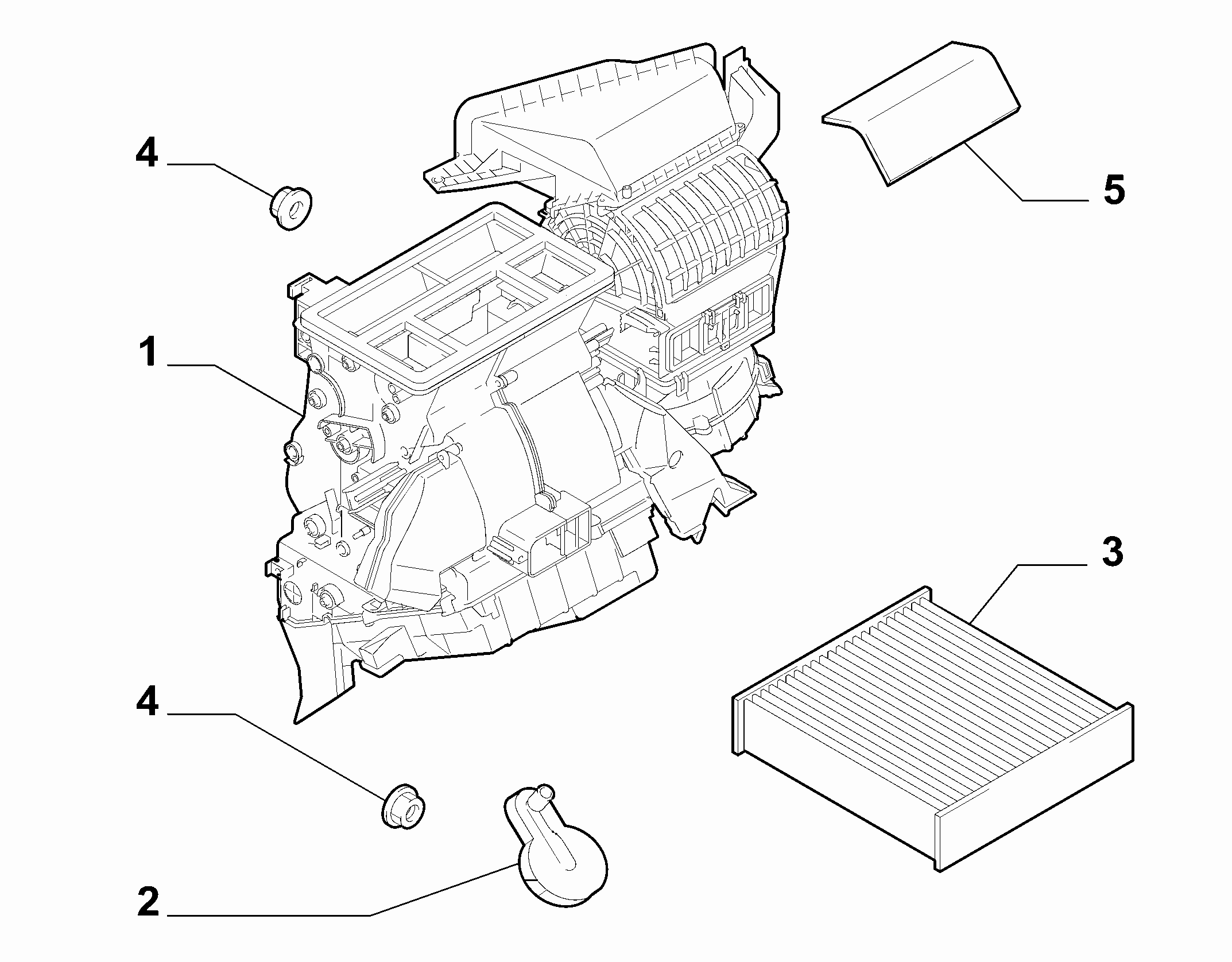 50101-010 HEATER/AIR CON