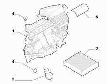 50101-010 HEATER/AIR CON