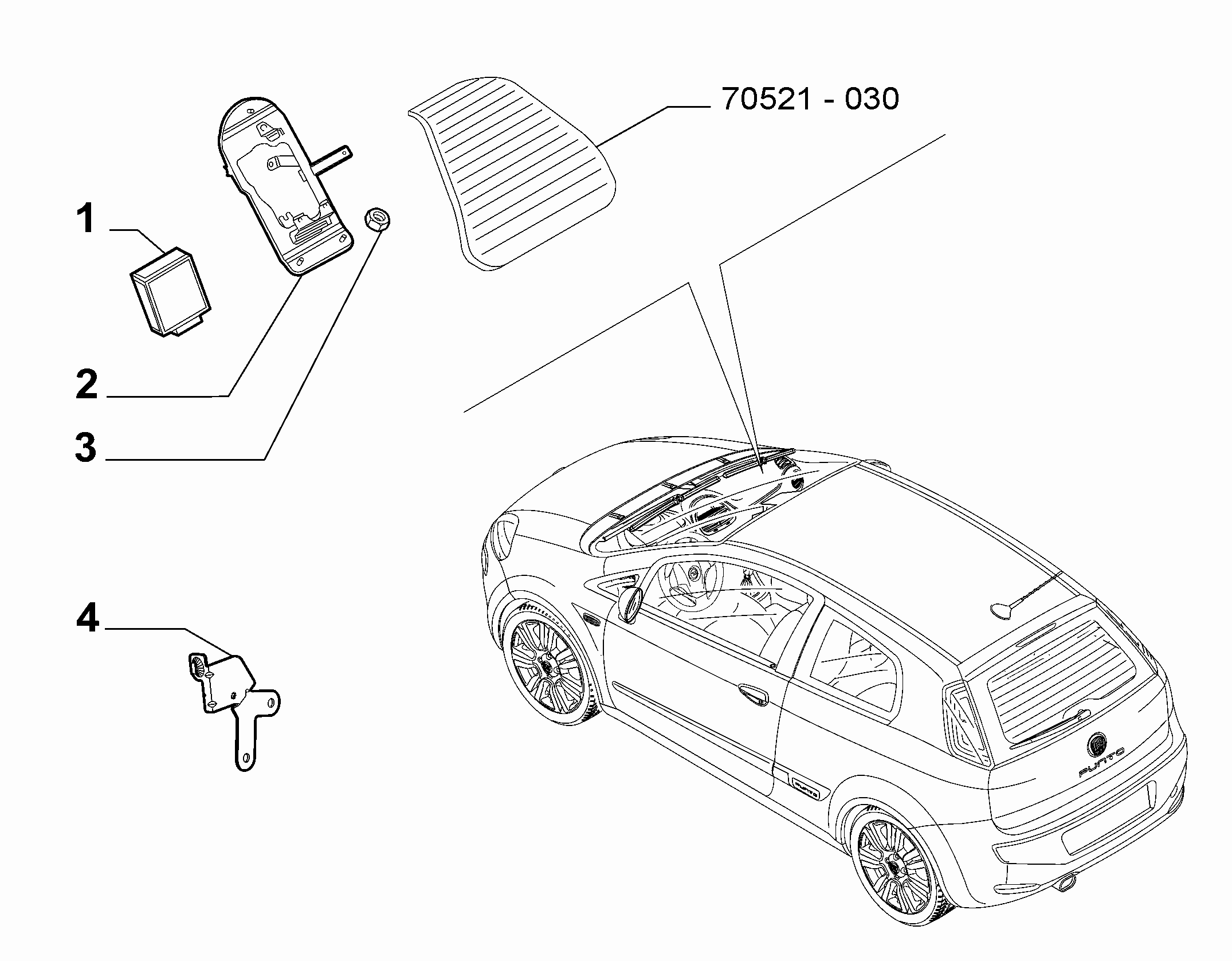 21221-030 GEAR STICK CASE
