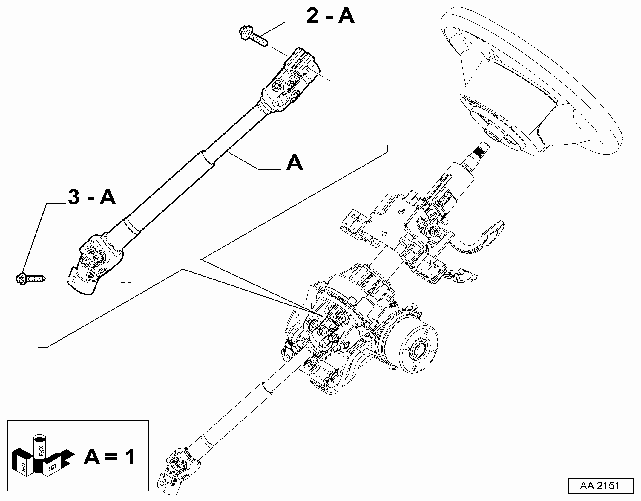 51950637 ELECTRIC POWER STEERING SHAFT