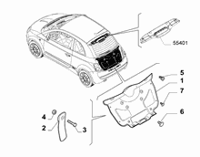 70148-030 INTERNAL REAR DOOR LINING