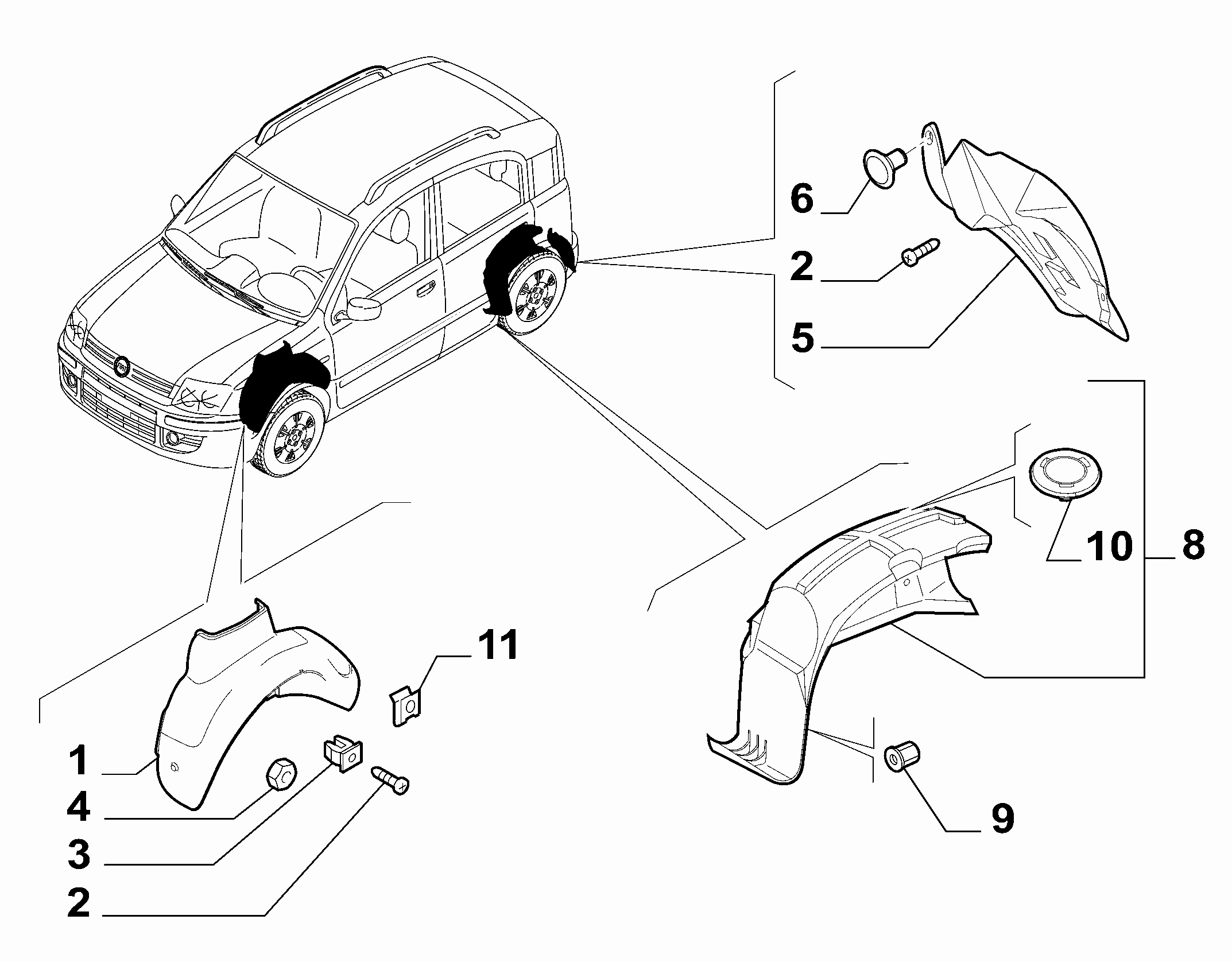 70723-010 WHEEL CARRIAGE COVER
