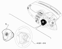 55508-010 DRIVERS AIRBAG