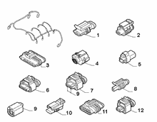 10226-060 ENGINE HARNESS CONNECTORS