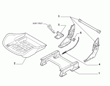 70601-020 FRONT SEAT FRAME