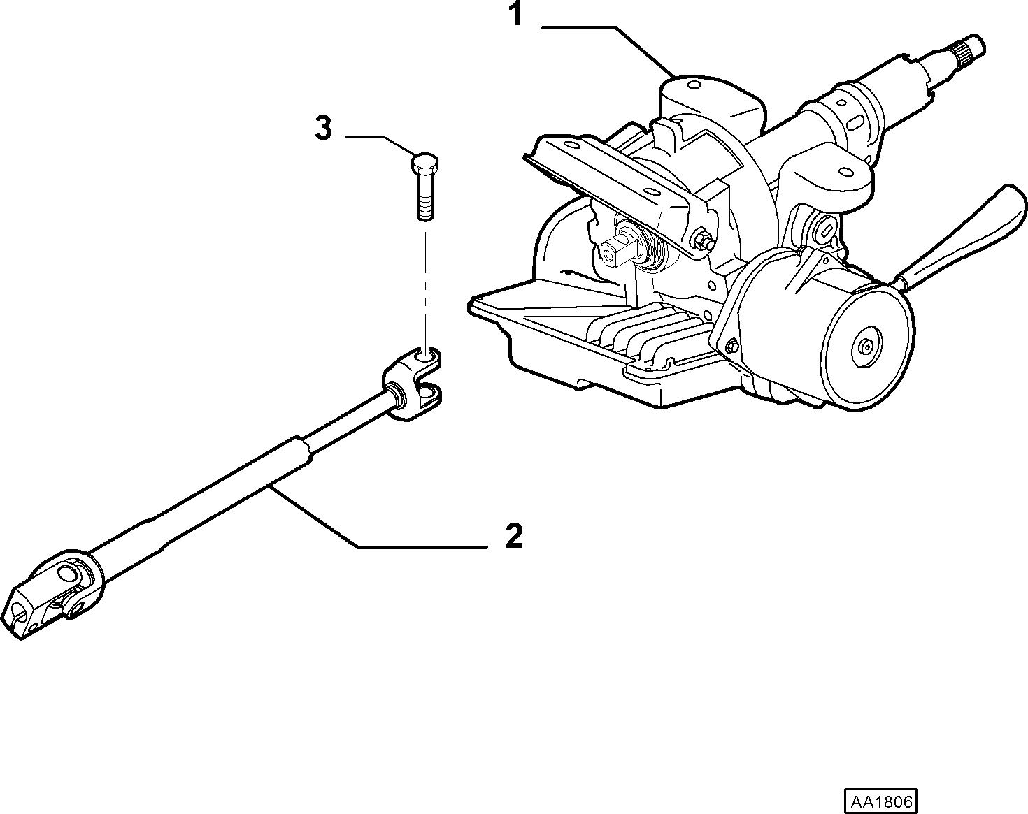 735526395 ELECTRIC POWER STEERING SHAFT