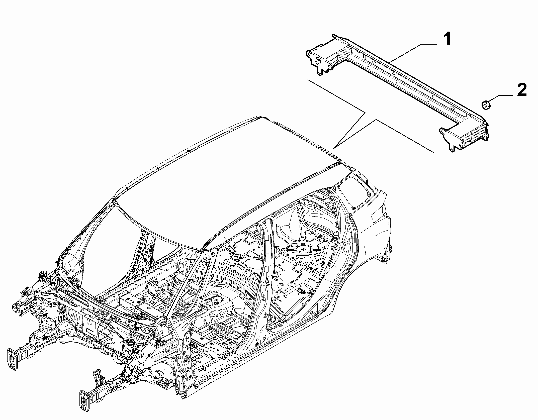 70004-040 REAR CRASH BOX