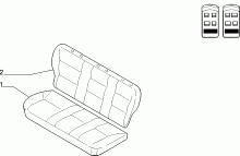 70615/00 REAR SEAT LINING