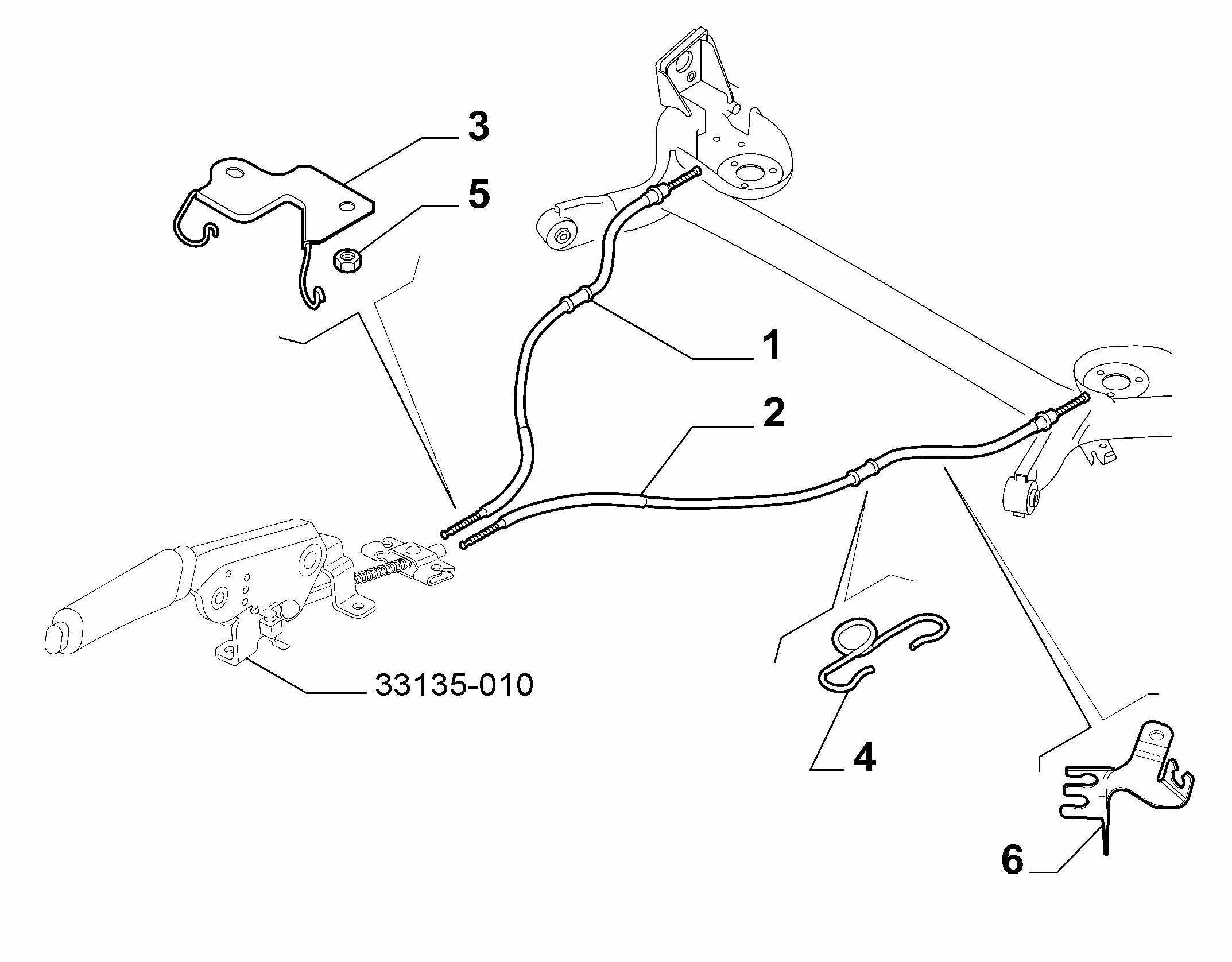 33135-020 HANDBRAKE HARNESS