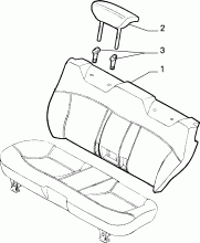 70613/00 REAR SEAT