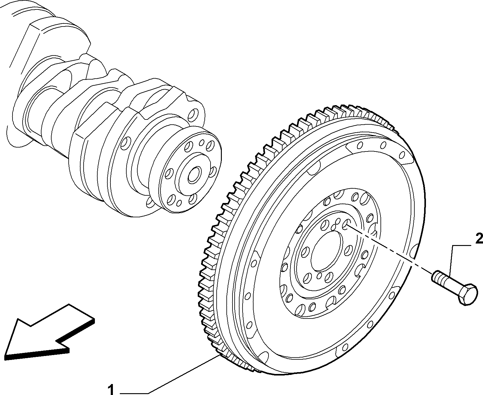 10103-020 FLYWHEEL