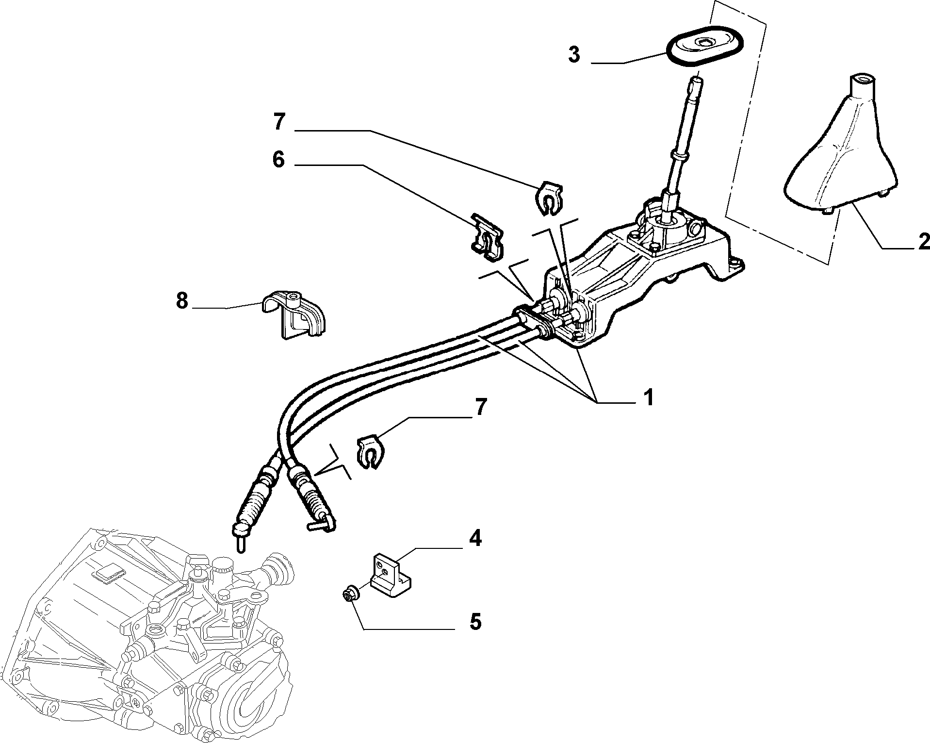 21221/04 НАРУЖНЫЕ ОРГАНЫ УПРАВЛЕНИЯ КПП