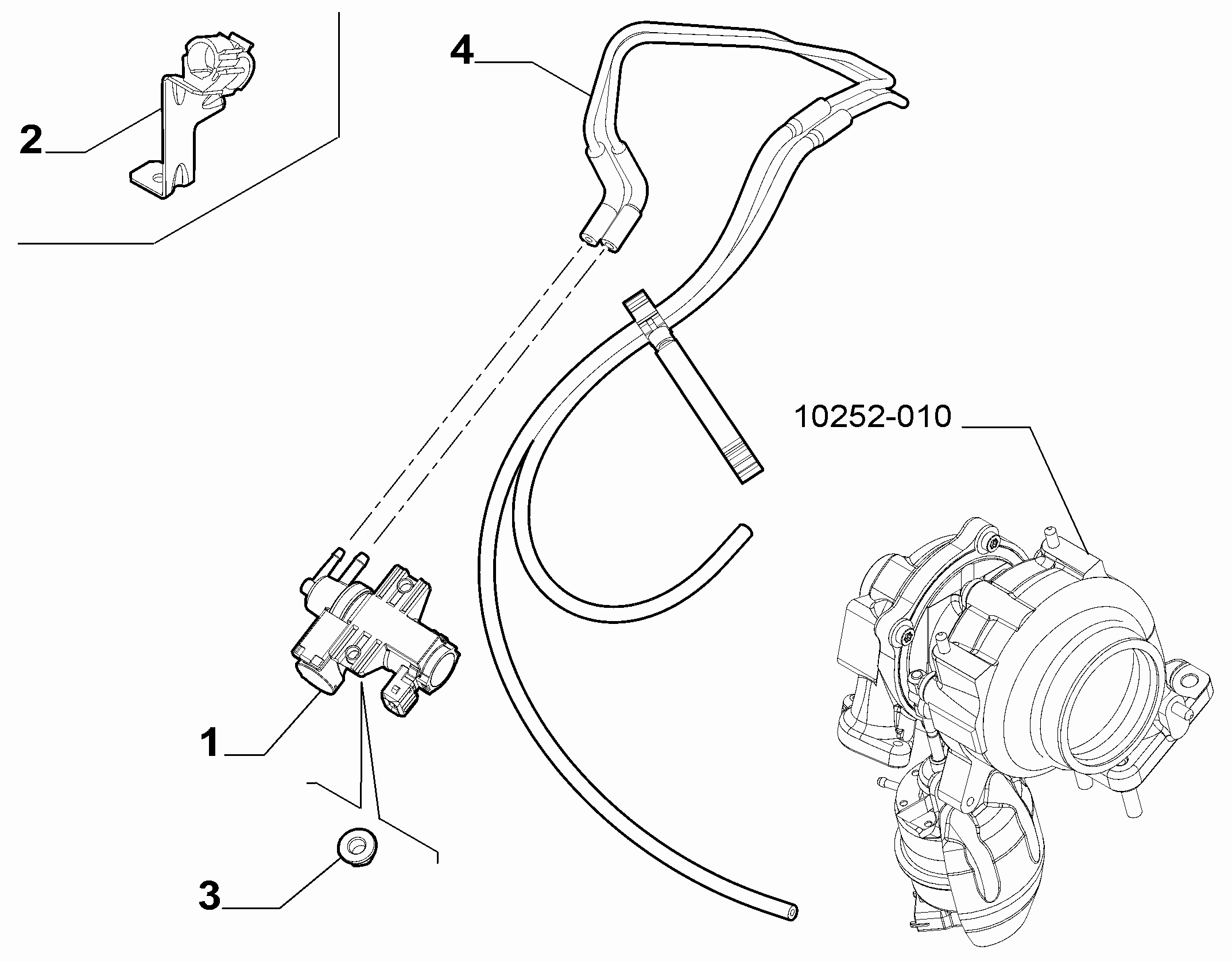 10260-030 DIESEL VALVE PRESSURE GUAGE BOOSTER
