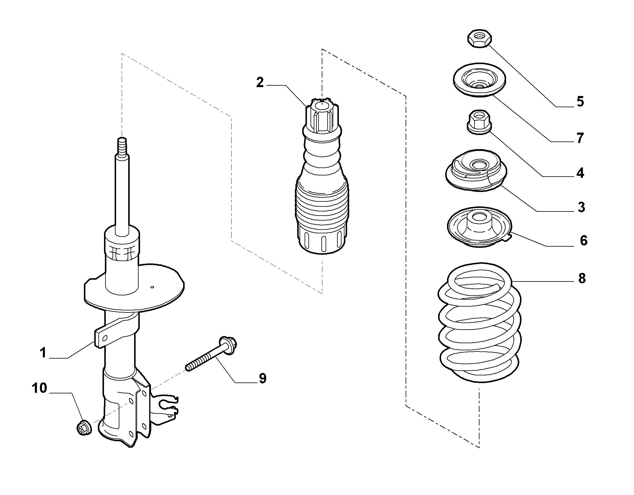 44301/02 ПЕРЕДНЯЯ ПОДВЕСКА