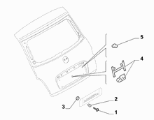 70727-040 REAR PLATE CLAMPS