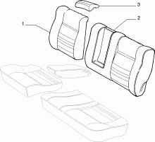 70615/03 REAR SEAT LINING