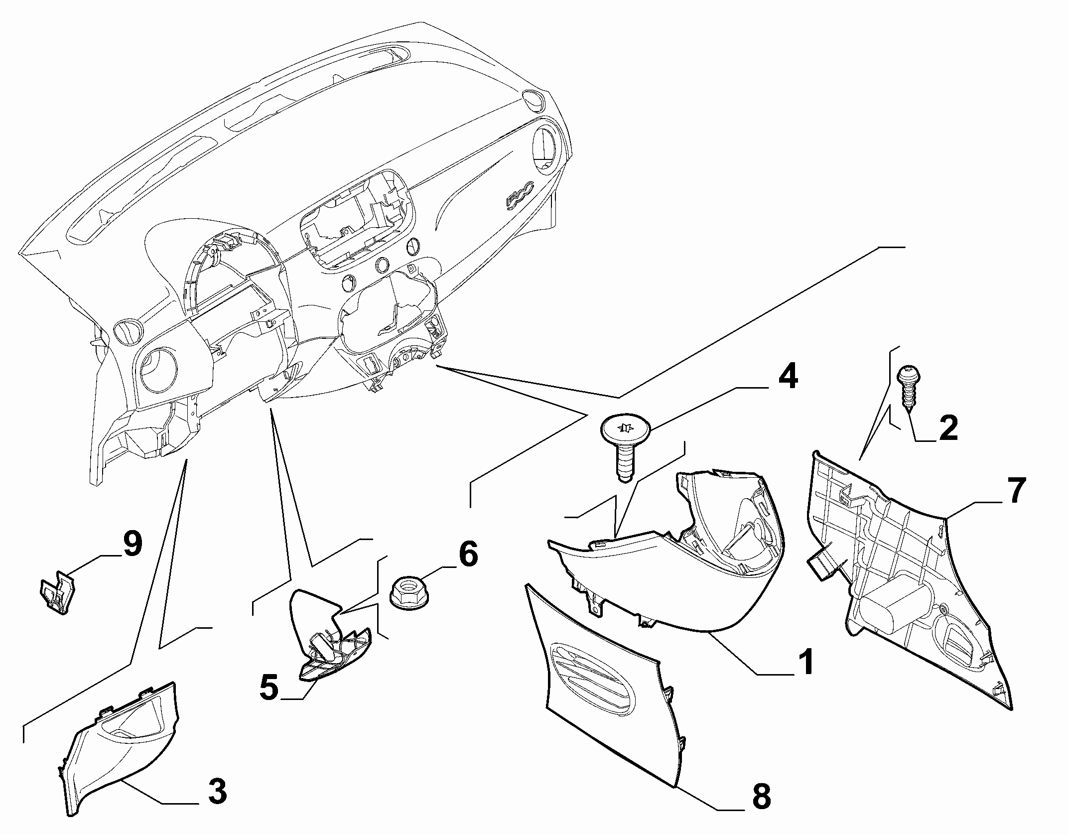 70502-050 BOOT LID COVERS