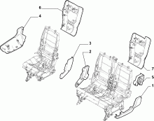 70613/01 REAR SEAT