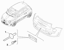 70726-040 FRONT PLATE CLAMPS