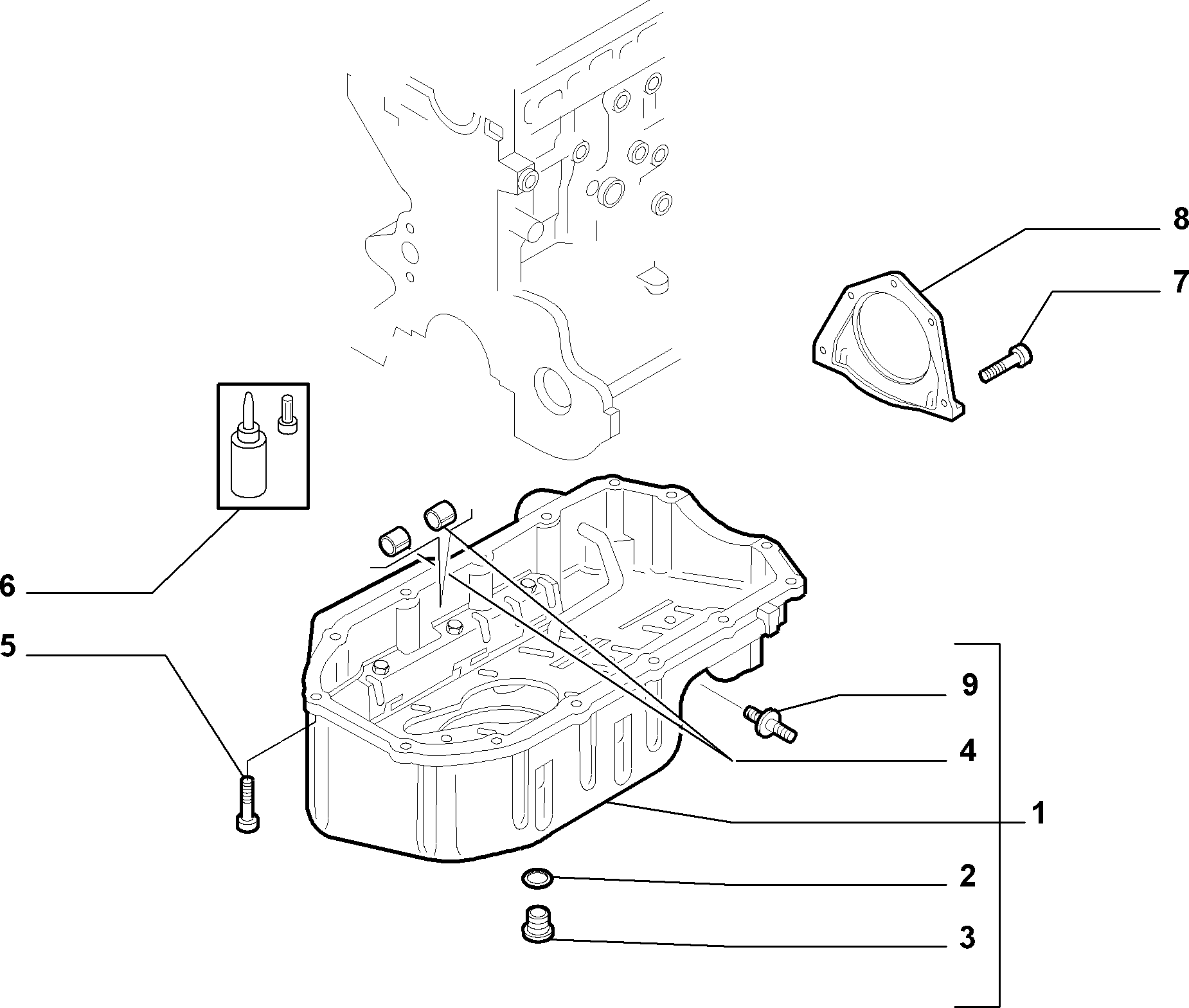 10102-010 OIL CAP AND FLOOR PANEL COVER