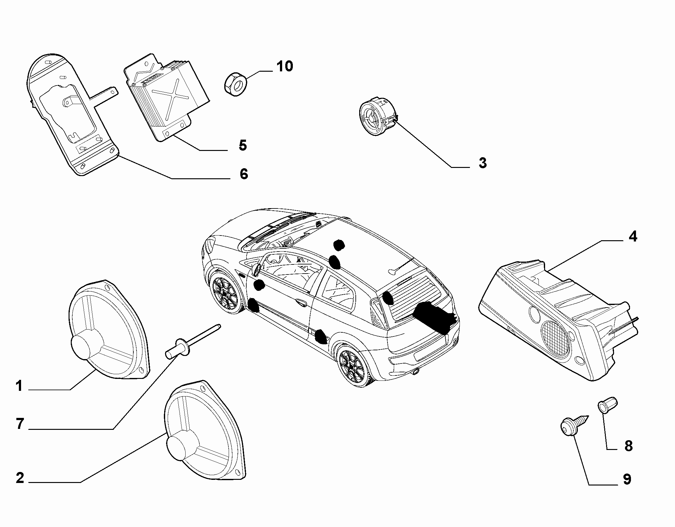 55521-020 LOUDSPEAKER