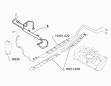 10201-030 ENGINE WELL FUEL PIPES