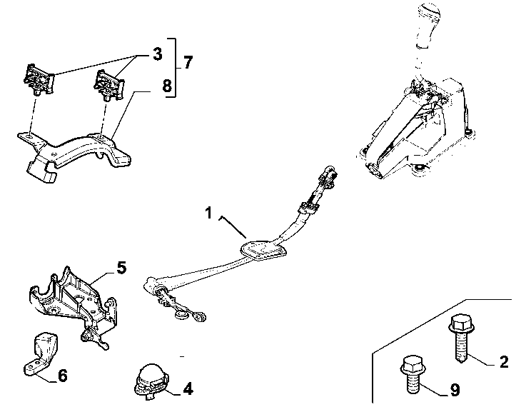 21221-020 GEAR STICK FLEX SHAFT