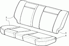 70615/05 REAR SEAT LINING