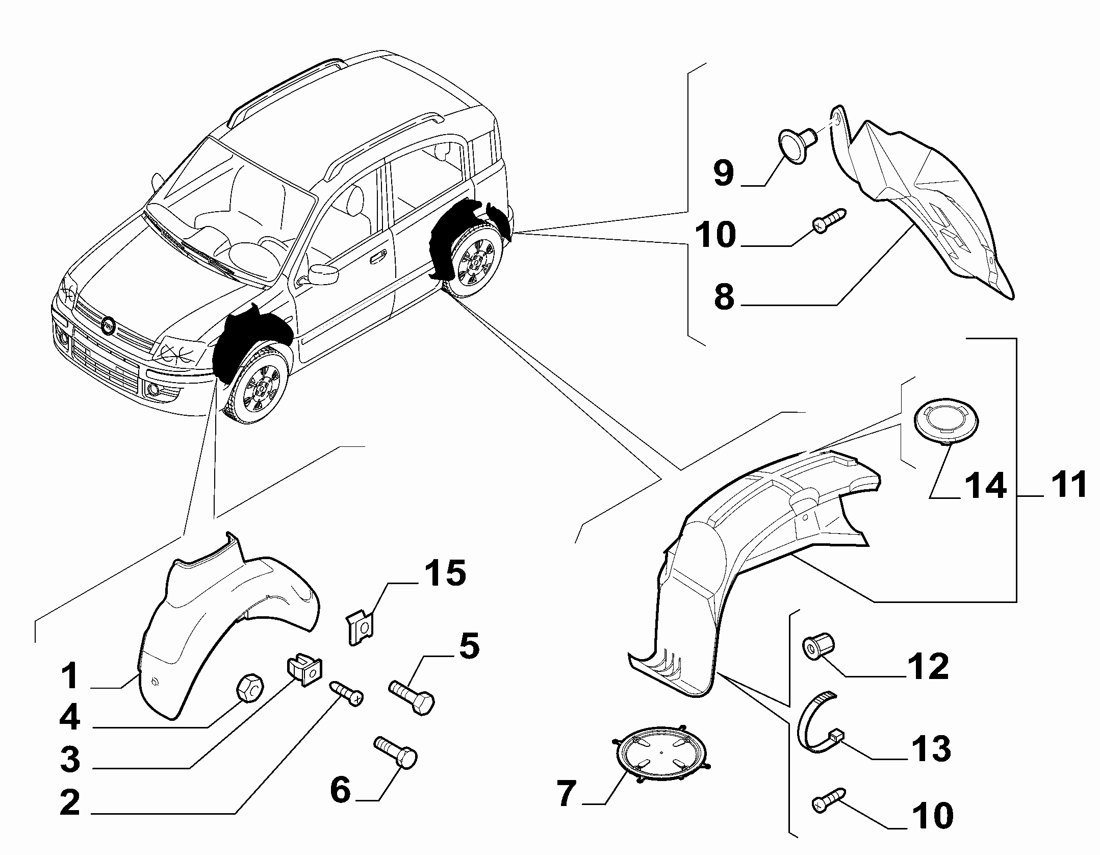 70723-010 WHEEL CARRIAGE COVER