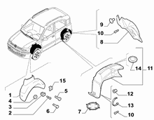 70723-010 WHEEL CARRIAGE COVER