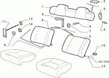 70613/00 REAR SEAT
