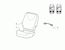 70615/07 REAR SEAT LINING