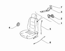 70601-030 FRONT SEAT ADJUSTMENT DEVICES