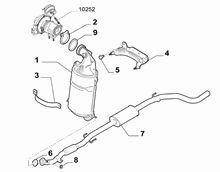 10258-010 FRONT PIPING